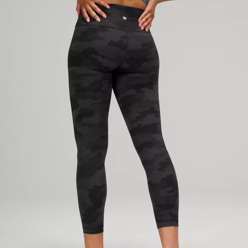Lululemon Wunder Under HR 25" Full On Luxtreme - 365 Heritage Camo Deep Coal